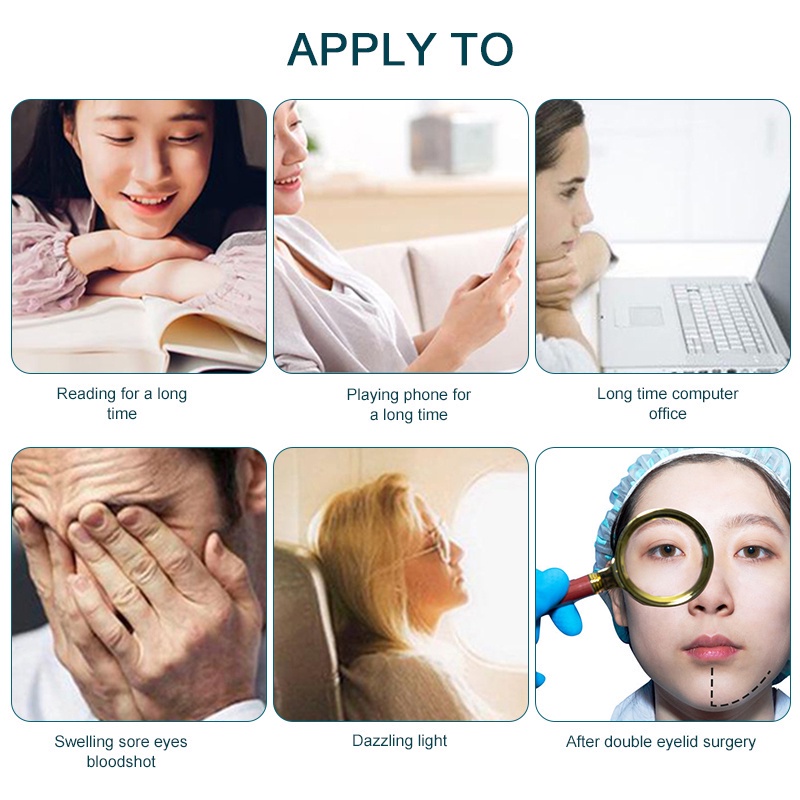 (Hàng Mới Về) Mặt Nạ Ngủ Dạng Gel Giúp Giảm Mệt Mỏi Loại Bỏ Quầng Thâm Và Chăm Sóc Mắt | BigBuy360 - bigbuy360.vn