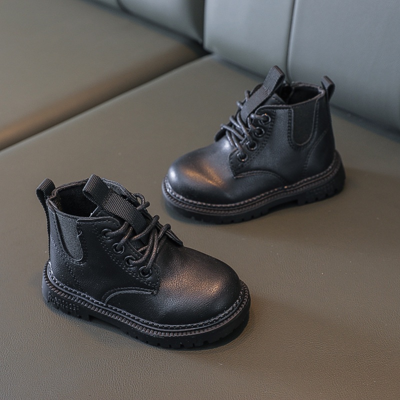 Boot Trẻ Em - Giày Bốt Cổ Cao Quảng Châu Chất Da PU Cao Cấp Cho Bé Trai Bé Gái _Boots cho bé trai