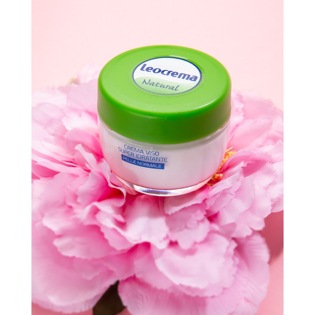Kem dưỡng ẩm siêu cấp Cho Da Mặt Leocrema - Crema Viso Super Idratante 100% Bellezza Naturale - Made In Italy