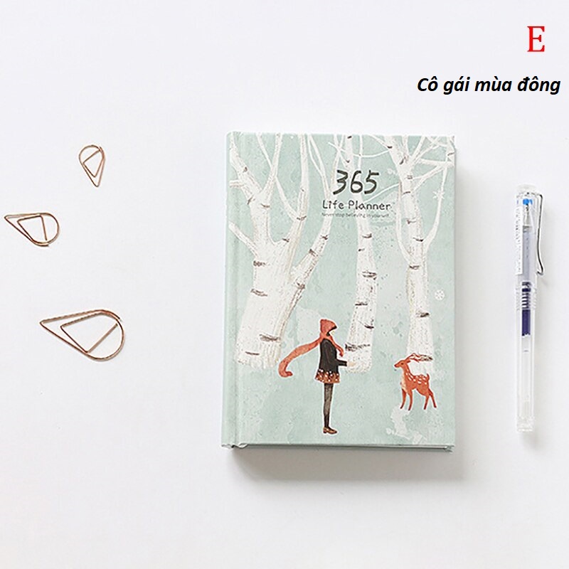 Sổ tay kế hoạch ghi chép Planner 365 Ngày nhật ký cao cấp