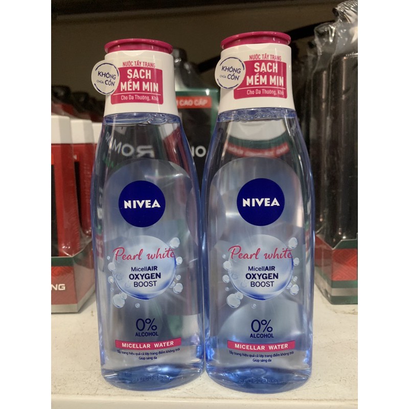 NƯỚC TẨY TRANG NIVEA SÁNG DA - CHO DA THƯỜNG VÀ KHÔ 200ml