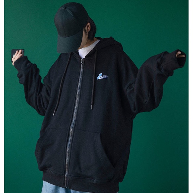 Áo nỉ khoá thêu chữ | BigBuy360 - bigbuy360.vn