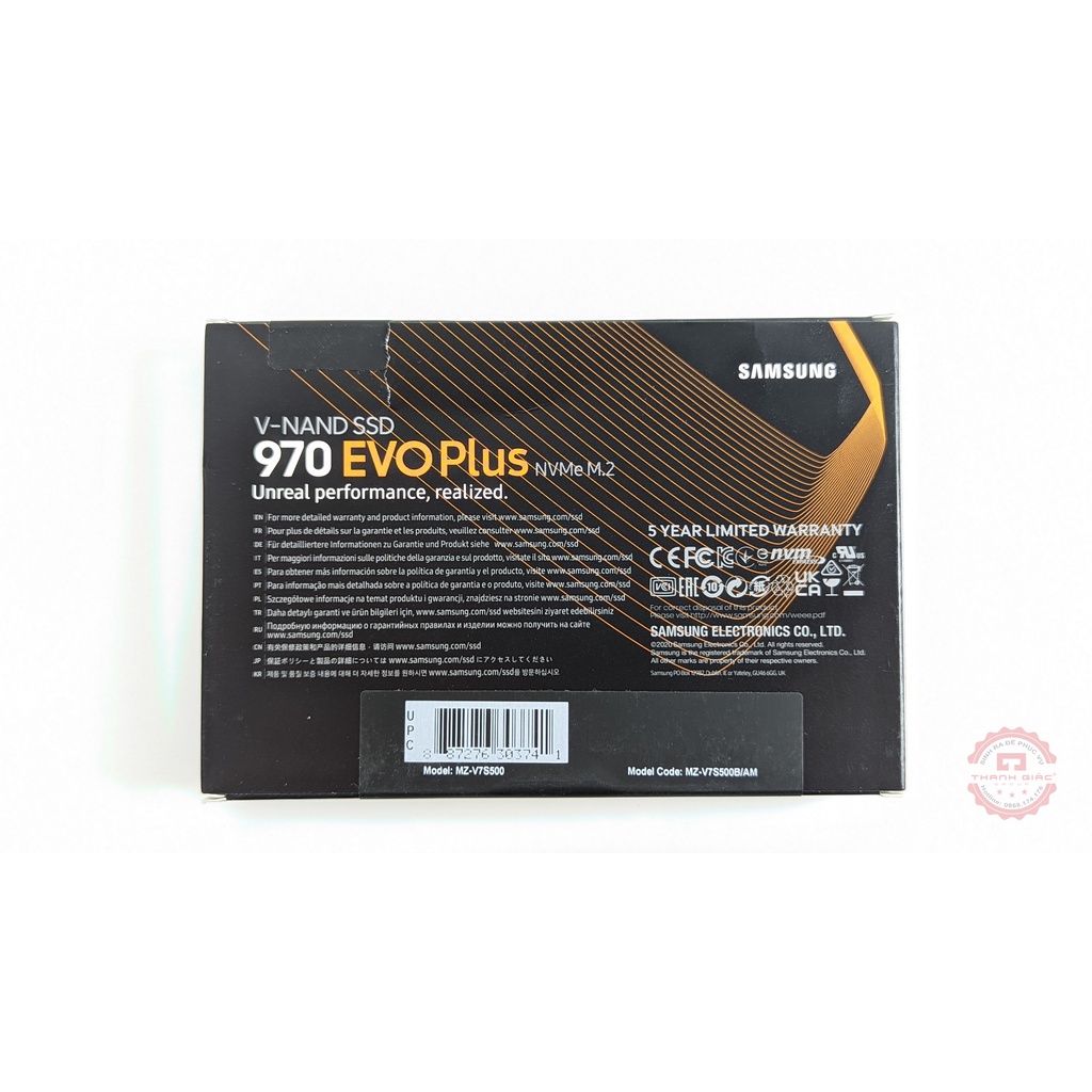 SSD Samsung 970 EVO Plus PCIe M.2 NVMe V-NAND 2280 500GB/1TB/2TB - Bảo Hành 5 Năm