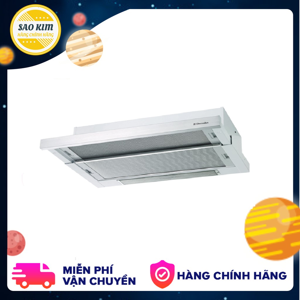 Máy Hút Mùi ELECTROLUX EFP6520X - Công suất hút mạnh mẽ 520m³/h - Lưới lọc carbon - Bảo hành 2 năm