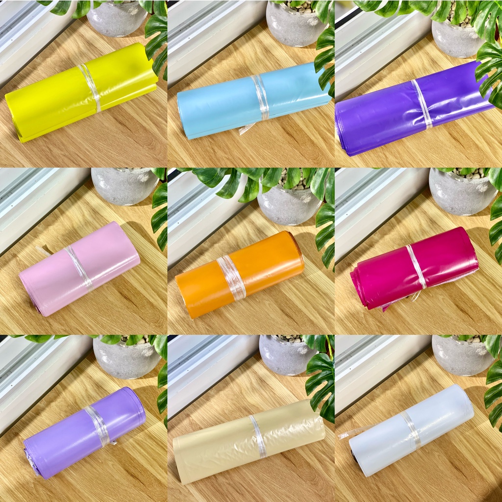Baobi24 Túi gói hàng niêm phong cao cấp Cuộn 100 túi size nhỏ và vừa
