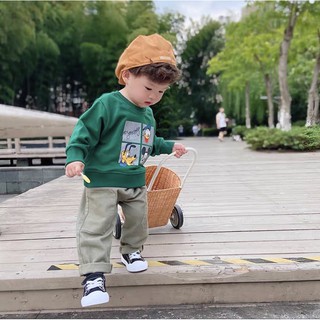 ÁO ĐÔI MẸ BÉ MICKEY XANH