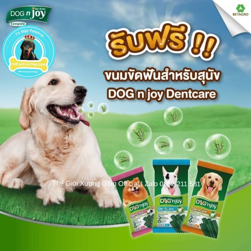 DOGNJOY XƯƠNG GẶM SẠCH RĂNG DOG N JOY DENTCARE