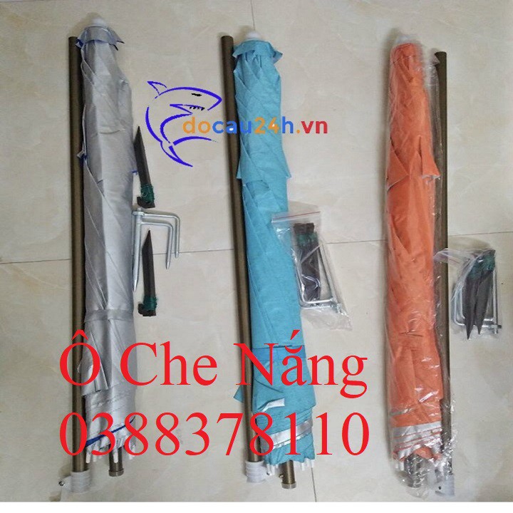 Ô Câu Cá Rộng 180cm, Ô Che Nắng Hàng Bình Dân - OC 4