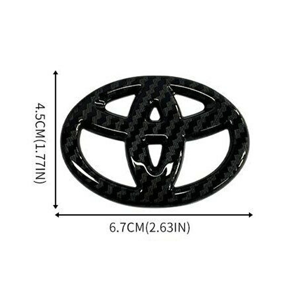 Miếng Dán Logo Trang Trí Vô Lăng Xe Hơi Toyota Corolla Camry Supra CHR