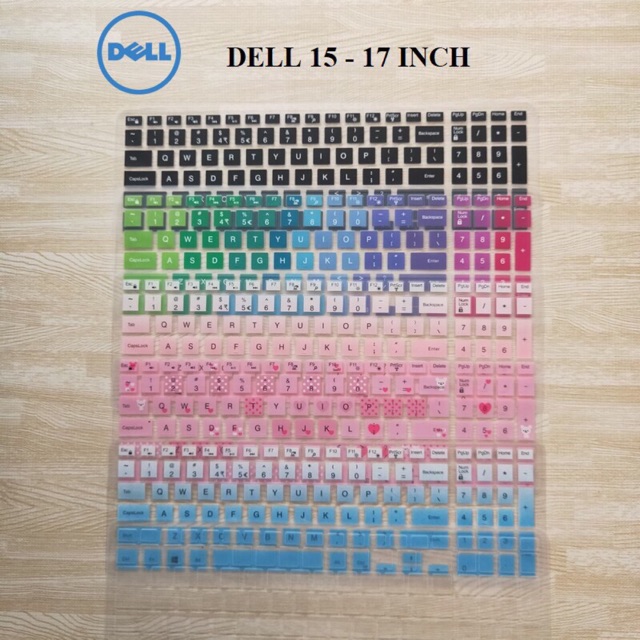 Tấm silicon phủ bàn phím laptop Dell 15-17 inch - Bảo vệ bàn phím laptop