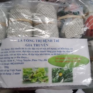 Lá uống trĩ gia truyền 15 thang 15 ngày uống