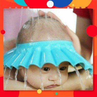 [ SALE TƯNG BỪNG]  Mũ gội đầu chắn nước cho bé có bịt tai.