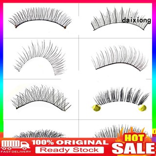 (Hàng Mới Về) Bộ 10 Cặp Lông Mi Giả Dày Và Dài Tự Nhiên Làm Thủ Công