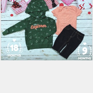 Set carter 3 chi tiết cho bé