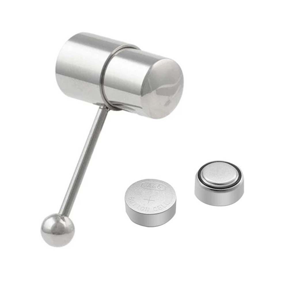 MXGOODS Khuyên Lưỡi Rung Bằng Thép Titan Không Gỉ Phong Cách Hip Hop Cho Nam Nữ