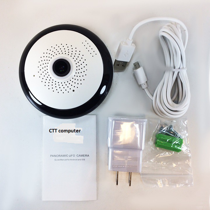 Camera wifi HD-360 Panoramic IPC-3606 cao cấp ốp trần, ốp tường mại zô tuanquynh662