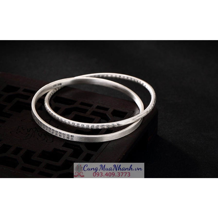 VÒNG TAY KHẮC BÁT NHÃ TÂM KINH PHẬT GIÁO - VT259