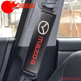Bộ 2 Miếng Bọc Dây Đai An Toàn Bằng Sợi Carbon Cho Xe Ô Tô Mazda