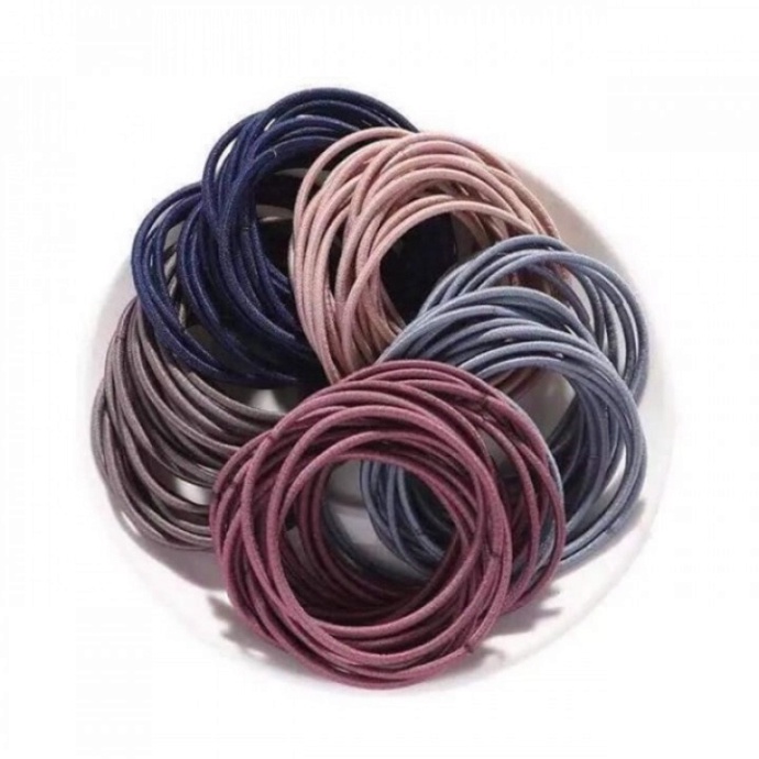 Set 5 Chun (Nịt) Buộc Tóc Nhiều Màu Siêu Dai