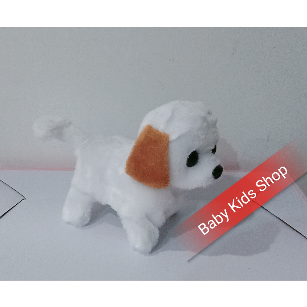 [Mã LIFE0503TOYS giảm 10% đơn 0Đ] Chó bông biết đi, vẫy đuôi, biết kêu bibi cực Cute