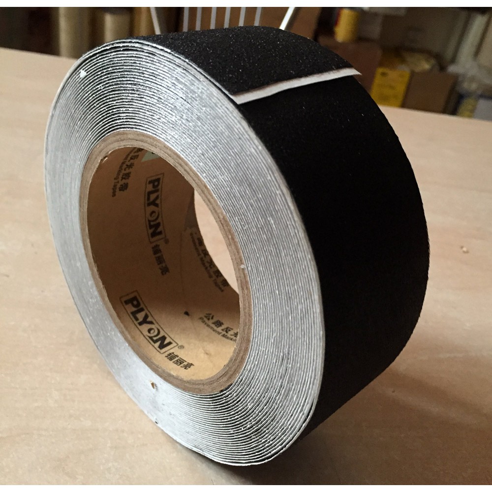 Băng keo chống trượt cao cấp  PL1000 50mmx10m  độ nhám P120 (trắng/đen)