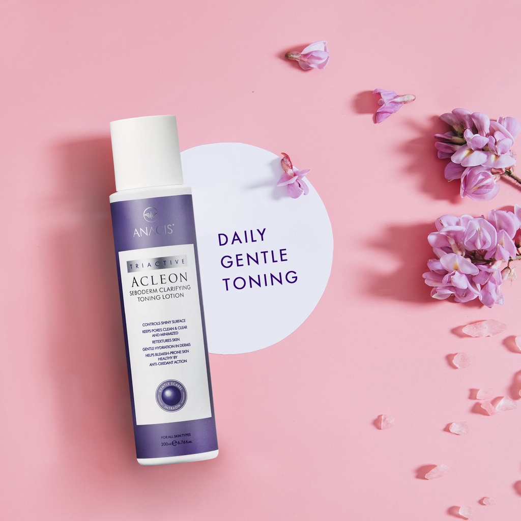 Toner Làm Dịu Và Cân Bằng Da Dầu Mụn ANACIS ACLEON SEBODERM CLARIFYING TONING LOTION 200ml