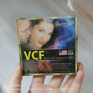 VCF – MÀNG PHIM TRÁNH THAI hộp 3 chiếc