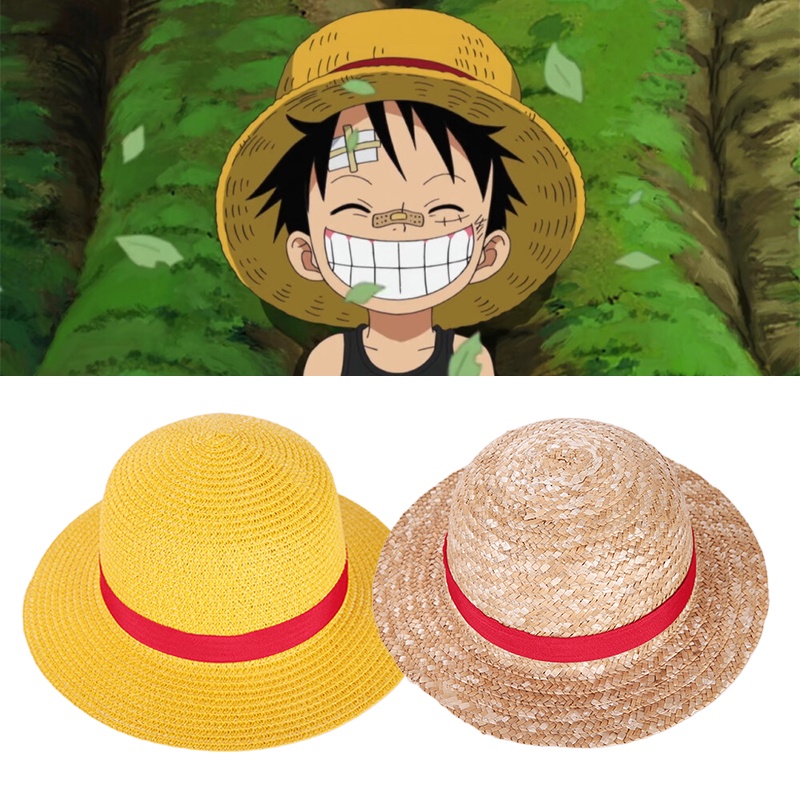 Mũ Rơm Hóa Trang Nhân Vật Luffy Trong One Piece Thời Trang Mùa Hè Cho Nam Và Nữ