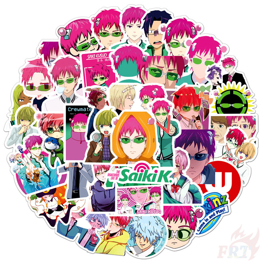❉ Saiki Kusuo no sai-nan - Series 01 Anime Cartoon Stickers ❉ 50Pcs/Set Fashion DIY Waterproof Doodle Decals Stickers