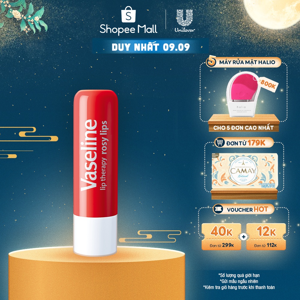 Son Dưỡng Môi Hồng Xinh Vaseline Rosy Lips Stick 4.8g