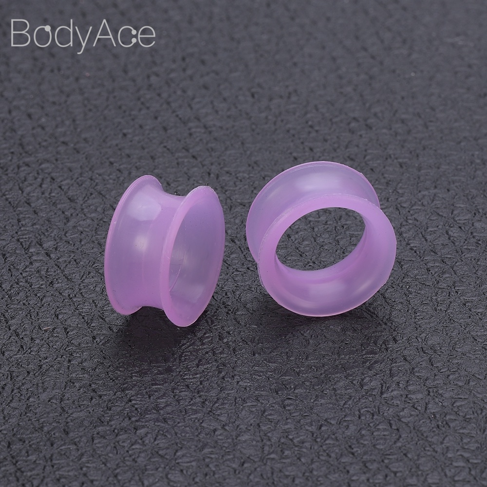 Set 8 Đôi Khuyên Tai Silicone 5-22 mm Nhiều Màu