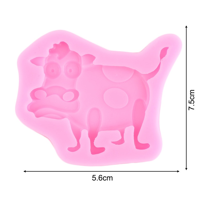 Khuôn Silicone Tạo Hình Làm Bánh Hình Động Vật DIY