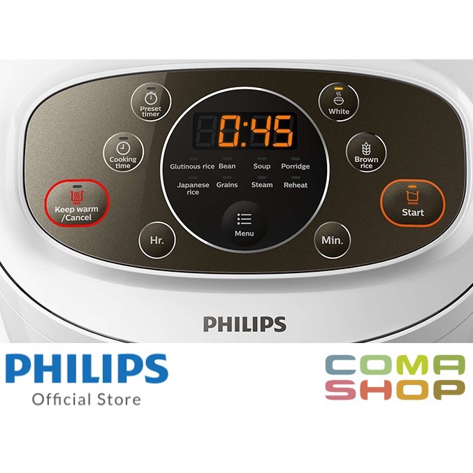 HD4533 - NỒI CƠM ĐIỆN TỬ PHILIPS 1.8 LÍT - BẢO HÀNH CHÍNH HÃNG 24 THÁNG TOÀN QUỐC