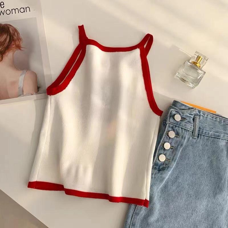 Áo Yếm Kiểu Dễ Thương 185245 Áo Hai Dây Họa Tiết Gấu Hoạt Hình Quyến Rũ Gợi Cảm