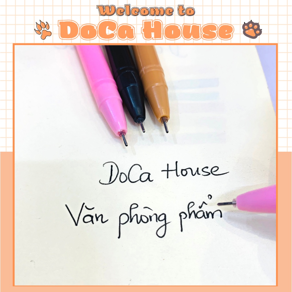 Bút gel nước gắn charm hình thú đáng yêu dễ thương - DC258