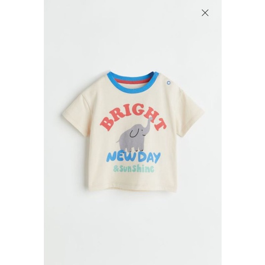 Áo thun coton mỏng mát H&M