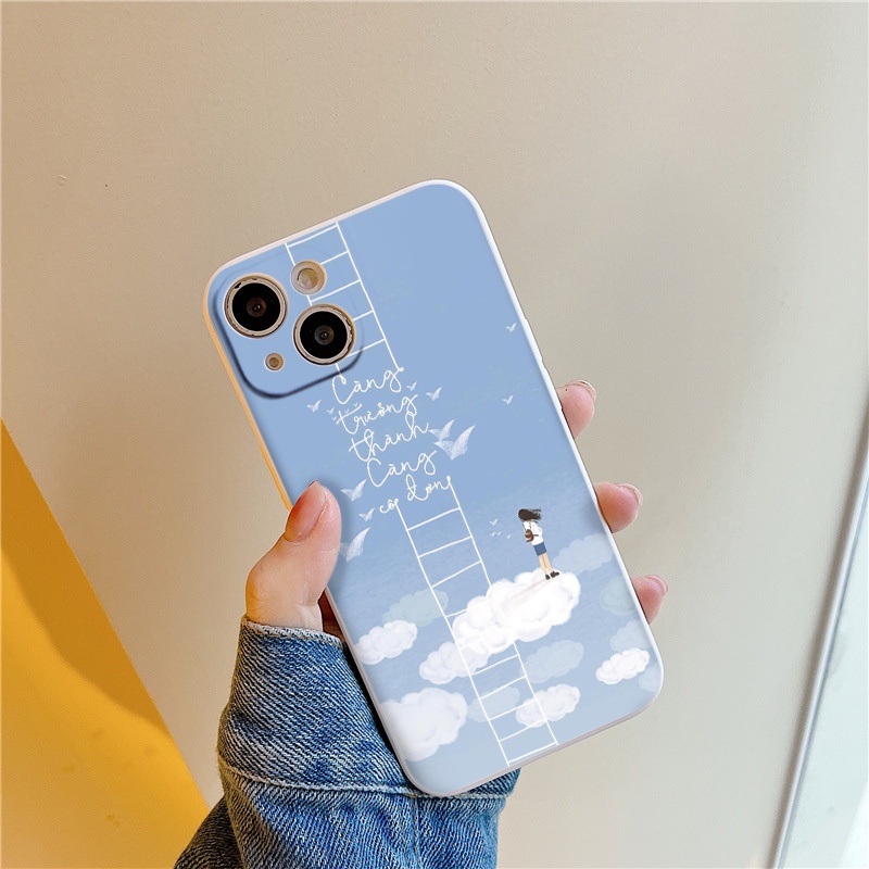 Ốp lưng iPhone bắc thang trên trời cho ip 6 đến ip 13promax đủ dòng máy