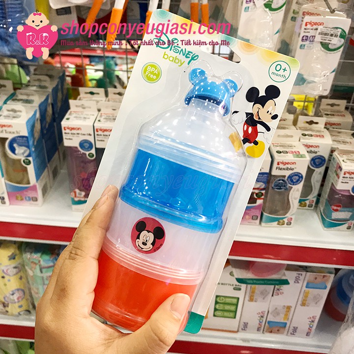 Hộp Đựng Sữa Bột 3 Ngăn Disney Baby DN80514