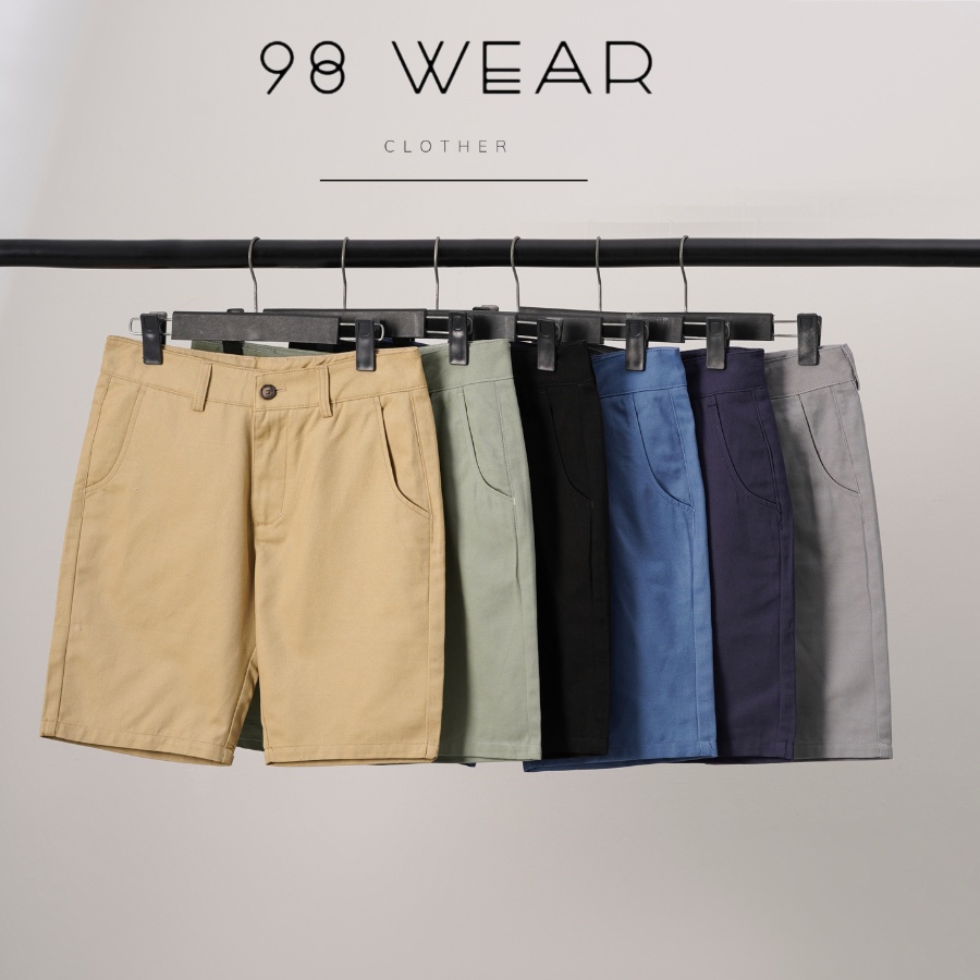 Quần short kaki nam-nữ phong cách Hàn Quốc cao cấp, quần short nam 6 màu trẻ trung thời thượng