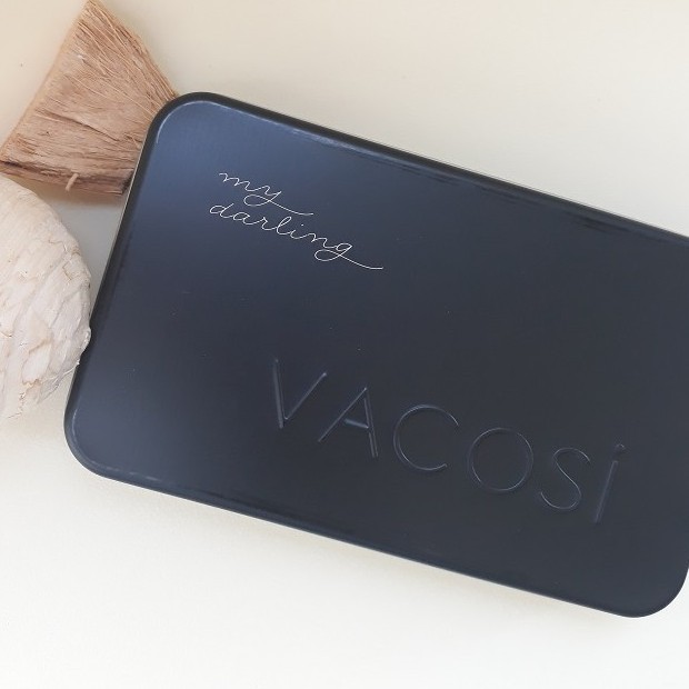 Hộp cọ trang điểm chuyên dụng dạng du lịch VACOSI MY DARLING 8 CÂY - BC24 - màu đen
