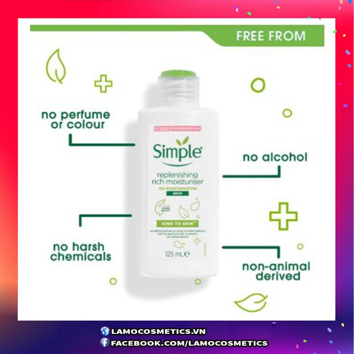 Sữa Dưỡng Da Simple Kind To Skin Hydrating Light Moisturiser