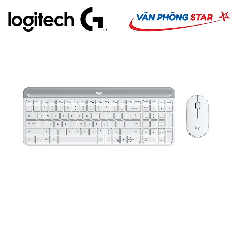 [FREESHIP] Combo bàn phím + Chuột không dây Logitech MK470 Slim tại vanphongstar. Chính hãng bảo hành 12 tháng