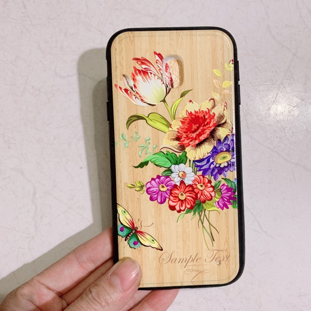 Ốp ốp hoa giả Gỗ sam sung J3 Pro