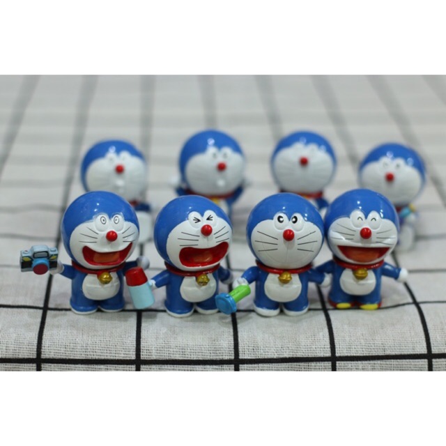 Bộ 8 Mô Hình Bảo Bối Thần Kì Doremon Doraemon (Máy ảnh)