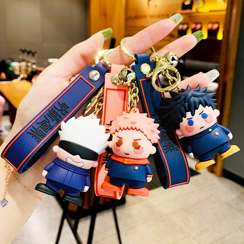 Móc Chìa Khóa Bằng Pvc Hình Nhân Vật Anime Jujutsu Kaisen