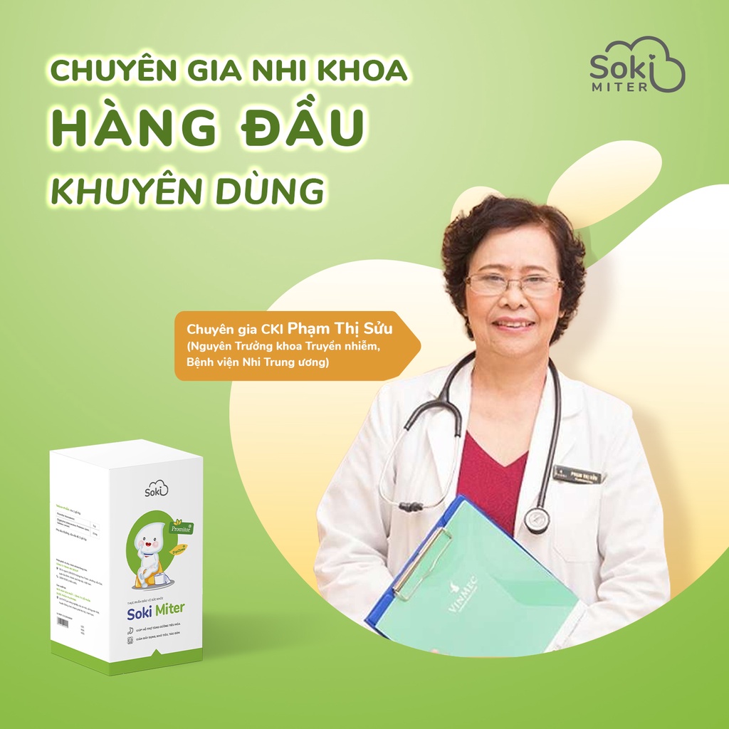 COMBO 2 HỘP SOKI MITER - DỨT ĐIỂM TÁO BÓN, TIÊU HÓA BON BON [CHÍNH HÃNG]