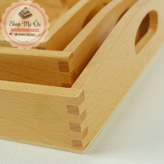 (Size trung 25x33cm) - Khay đựng Montessori