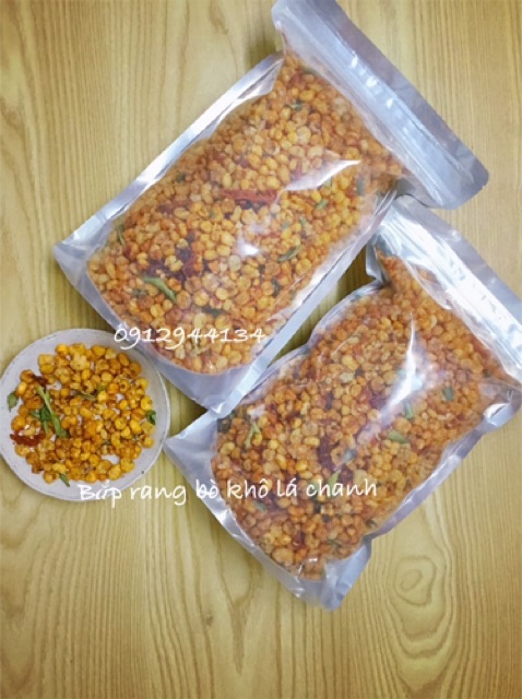 Combo 0,5kg Ô mai dâu tây + 0,5kg Bắp rang khô bò lá chanh