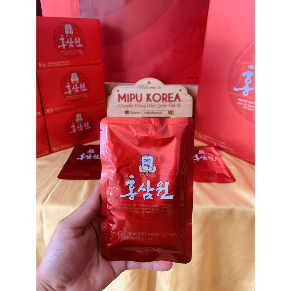 Nước Hồng Sâm Won KGC Chính Phủ Cheong Kwan Jang hộp 30 gói x 70ml