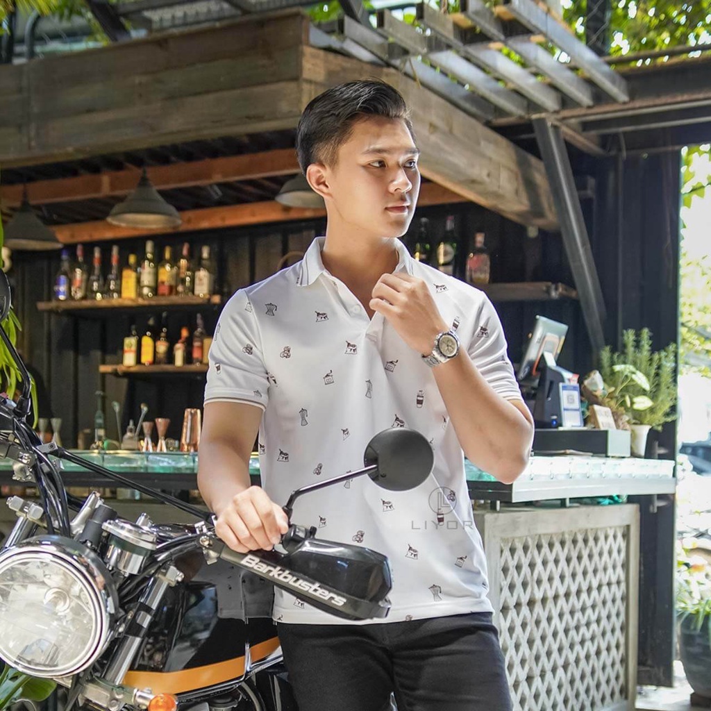Áo thun nam, áo polo nam Liyorstore in nhiệt họa tiết thời trang - ACB4089
